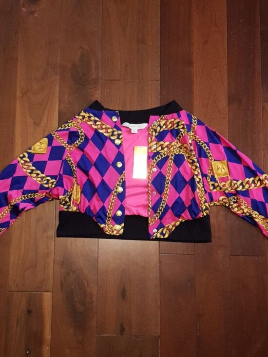 Nicki Minaj Sweaters - Nicki Minaj Chain Print Cardigan